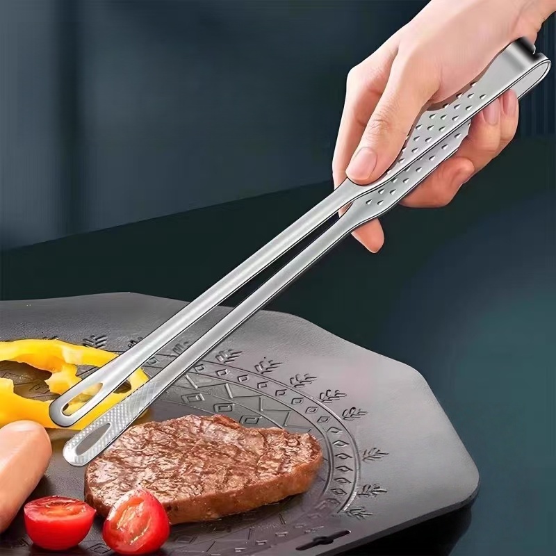 Kitchen Q - Kitchen Tongs Barbecue Grill Tongs Steel