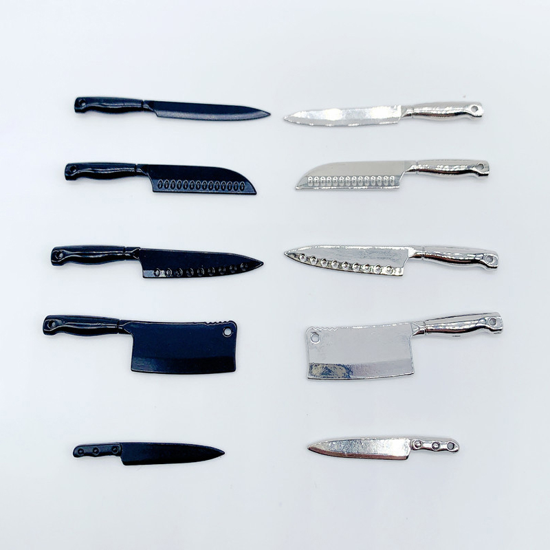 Kitchen Q - 1/12 Dollhouse Mini Knives Model Dollhouse