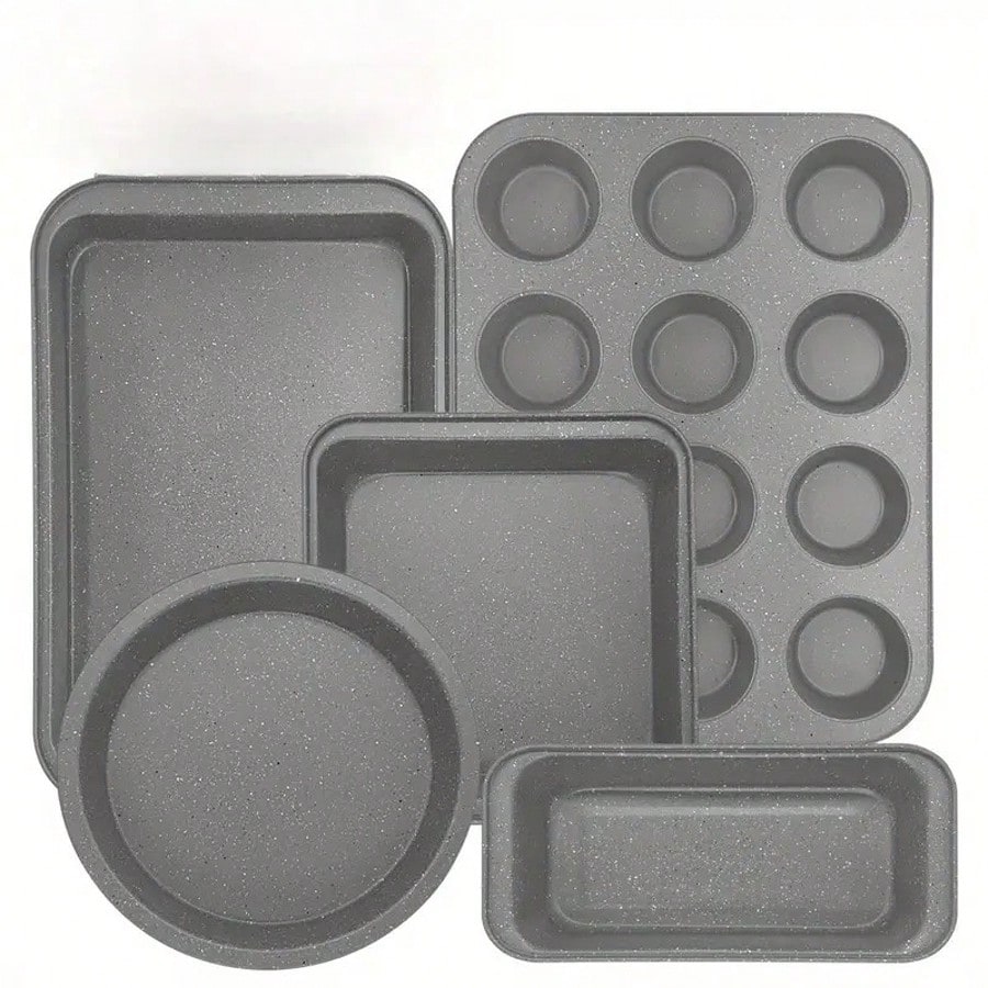 Kitchen Baking Pan Set - 5Piece Bakeware Set, Non-Stick Kitchen Bakeware,