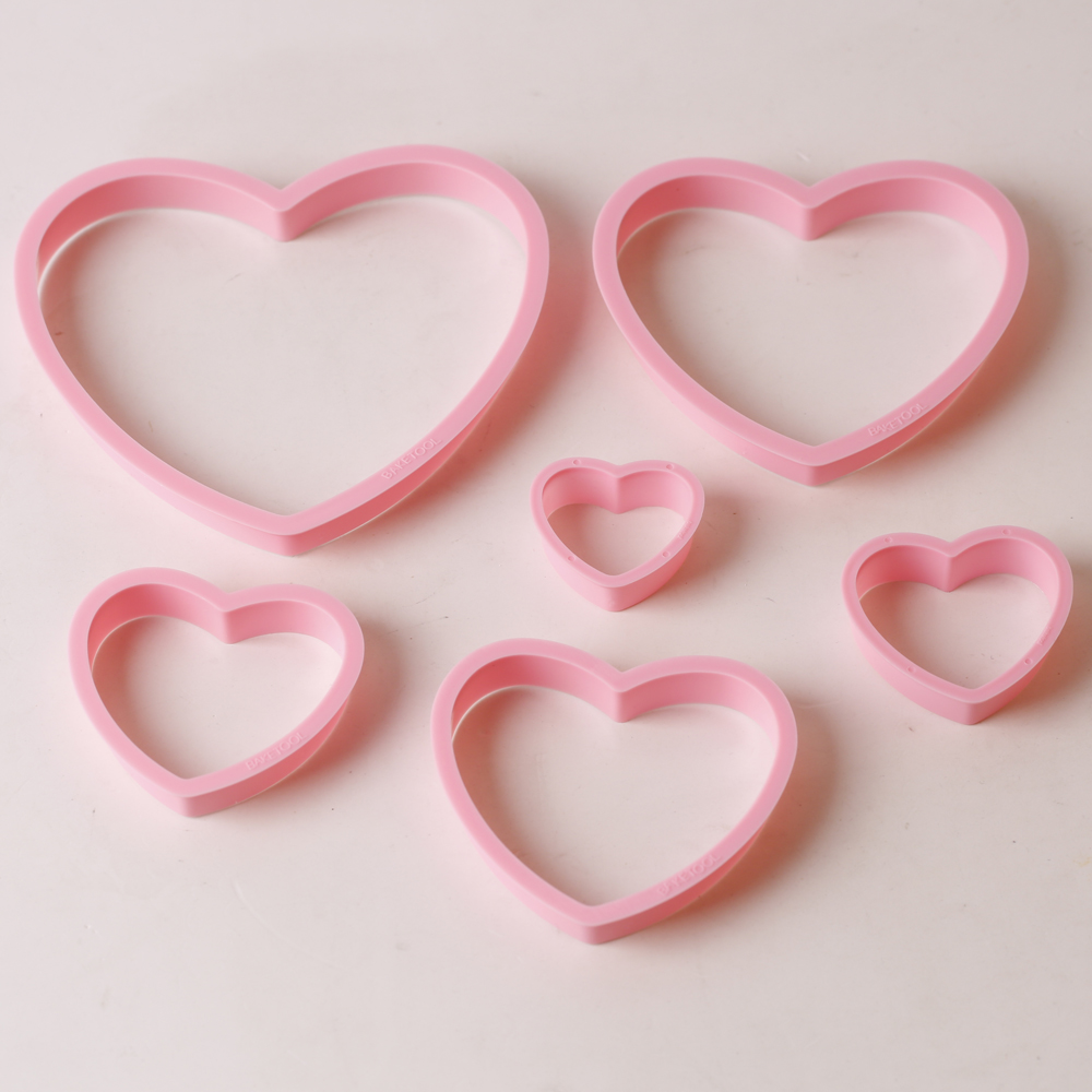 1set/3sets Pink Heart Star Flo - огляд і ціна Kitchen Baking Items