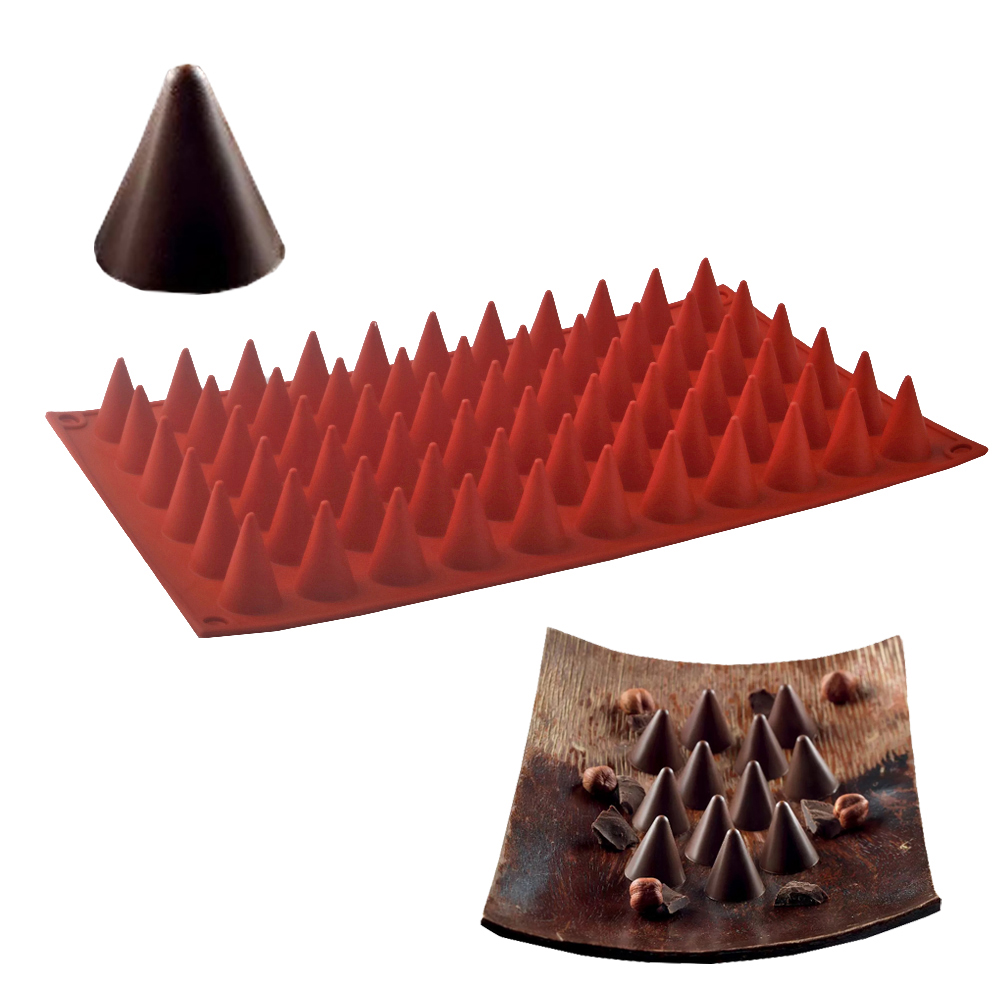 66-Cells Cone Chocolate Baking - огляд і ціна Silicone Cake Mold