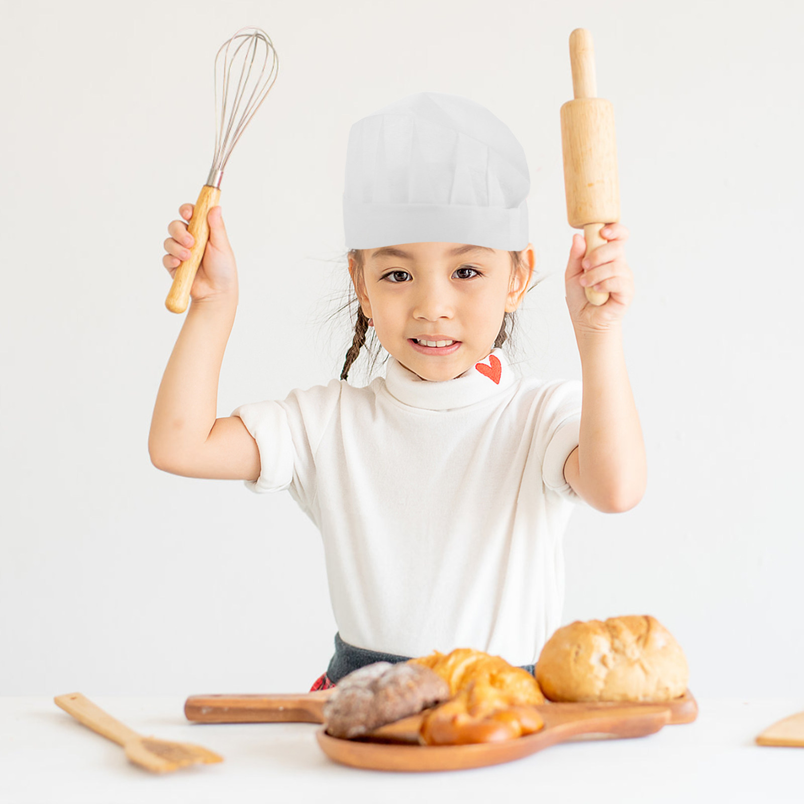 15Pcs Kids Chef Hats Disposabl - огляд і ціна Kitchen For Baking