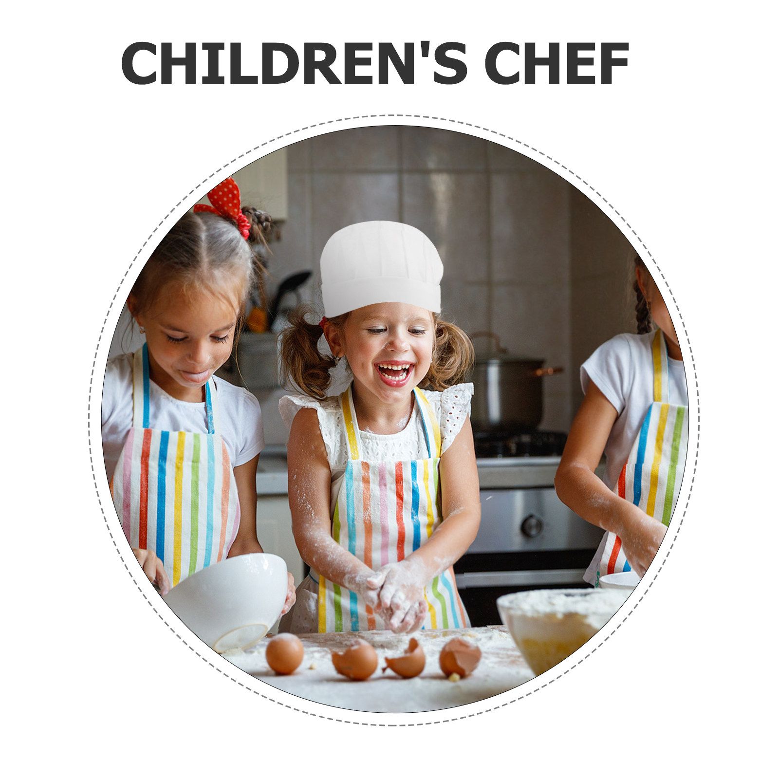 15Pcs Kids Chef Hats Disposabl - огляд і ціна Kitchen For Baking