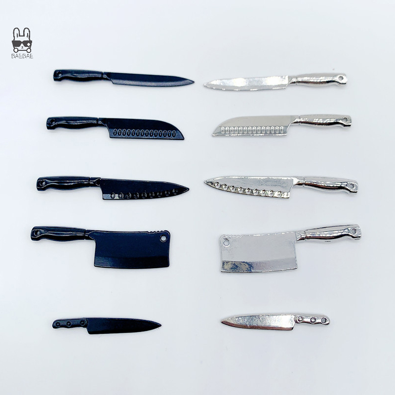 1/12 Dollhouse Mini Knives Mod - огляд і ціна Kitchen Q