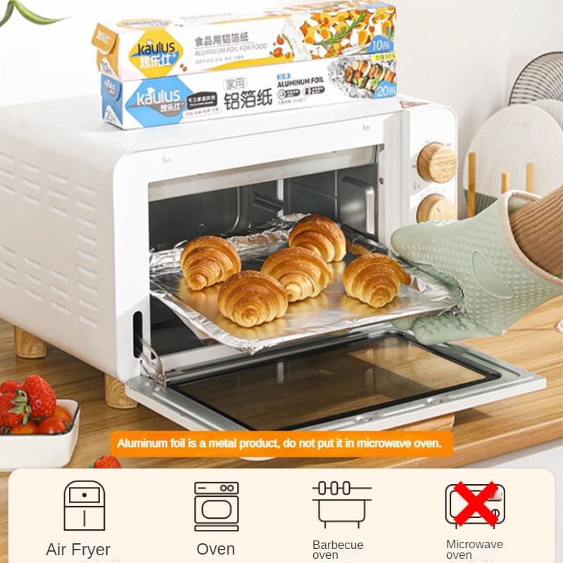 Zackoo 10/20/40M Aluminium Foi - огляд і ціна Kitchen Baking Tins