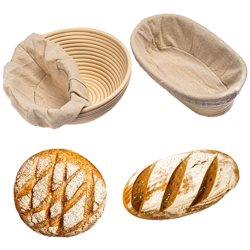 Round or Oval Banneton With Li - огляд і ціна Proofing Basket Banneton