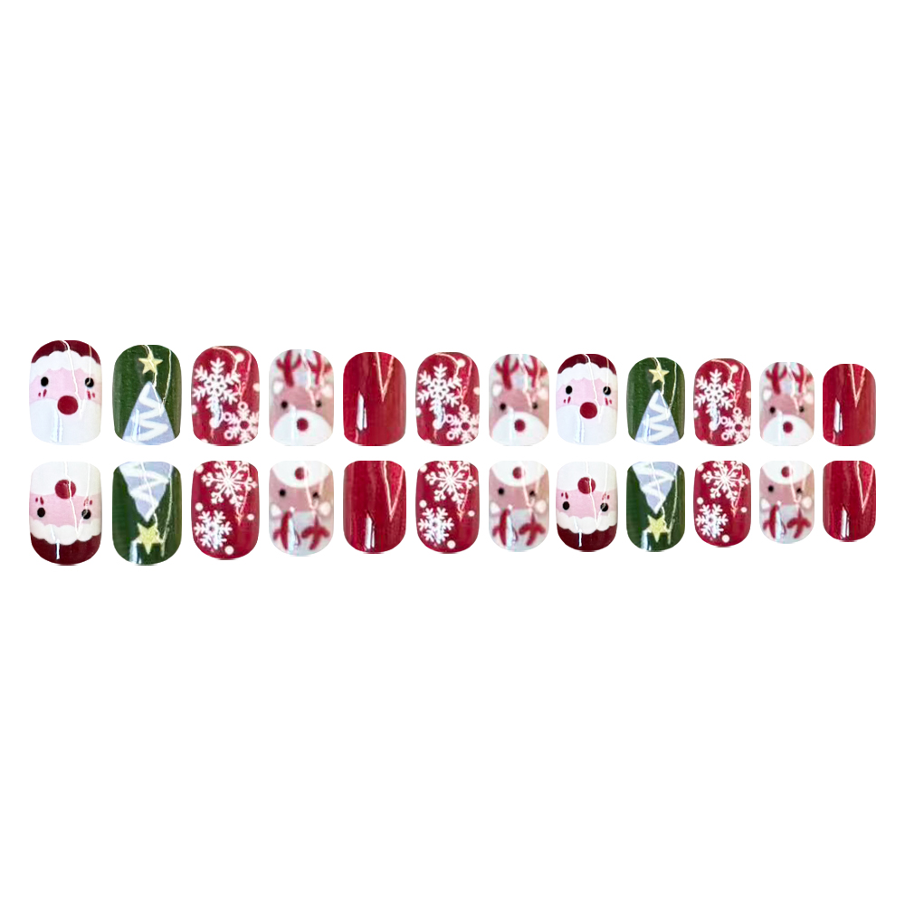 Christmas Press on Nails Santa - огляд і ціна Decorating Tip Set