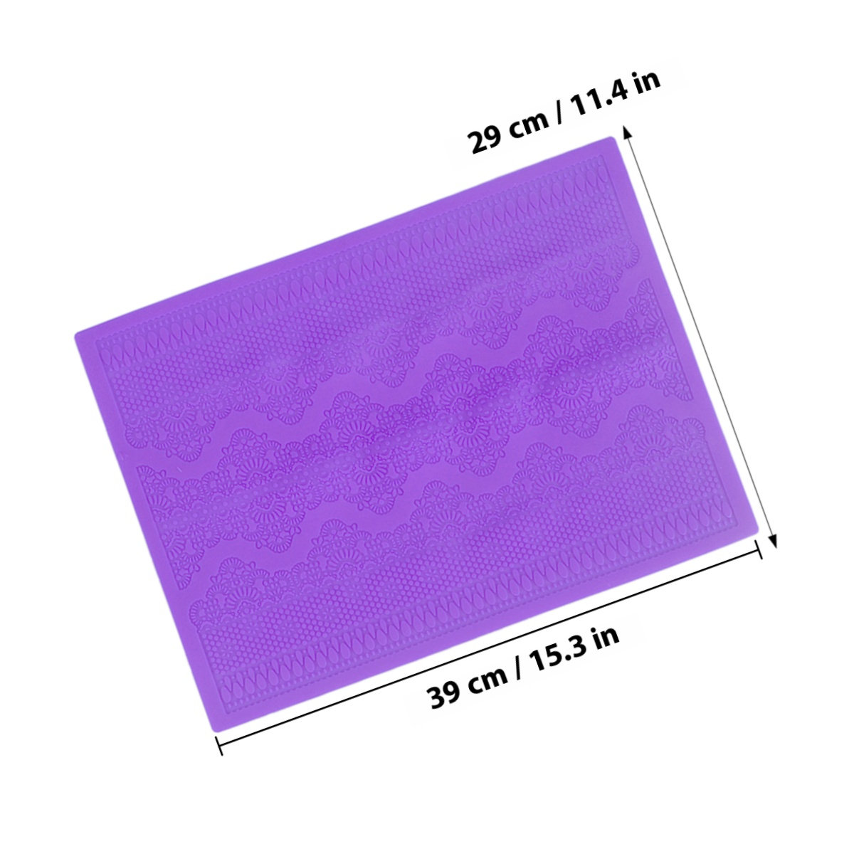 1pcs Silicone Mat Purple Food- - огляд і ціна Silicone Cake Mold