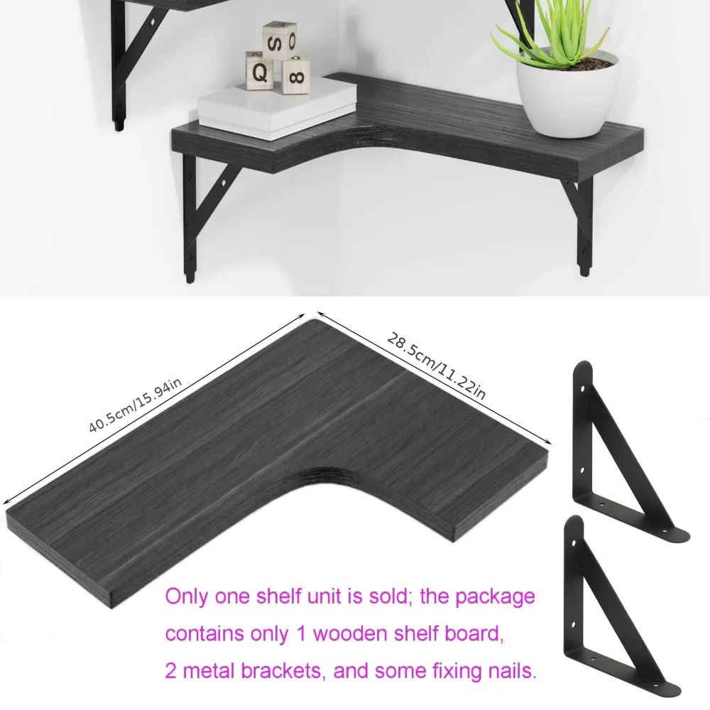 Natural Wood Grain Floating Sh - огляд і ціна Kitchen Q