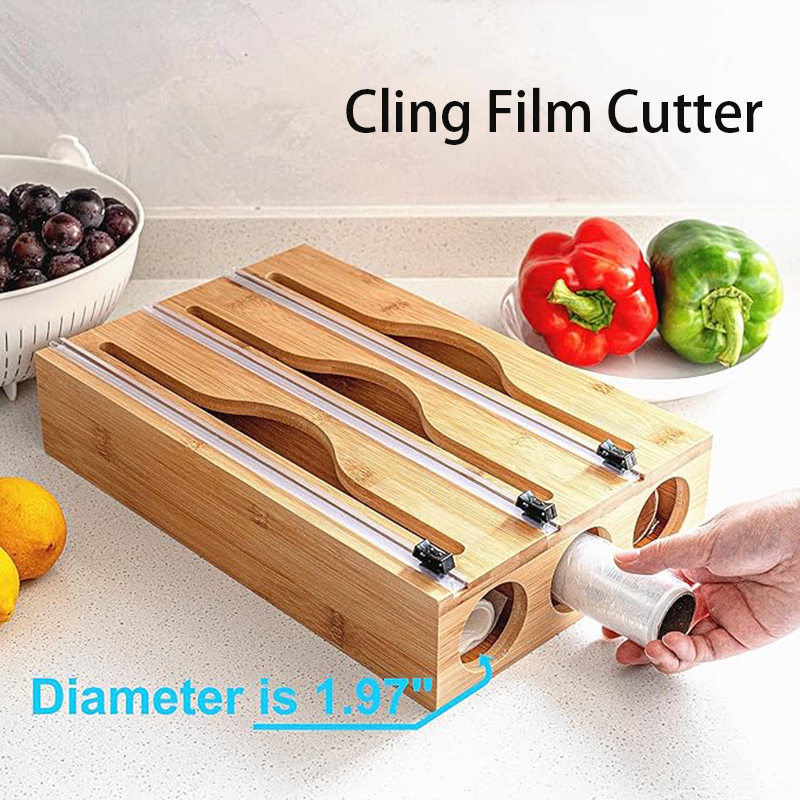 3 In 1 Bamboo Foil Cling Film  - огляд і ціна Kitchen Baking Tins