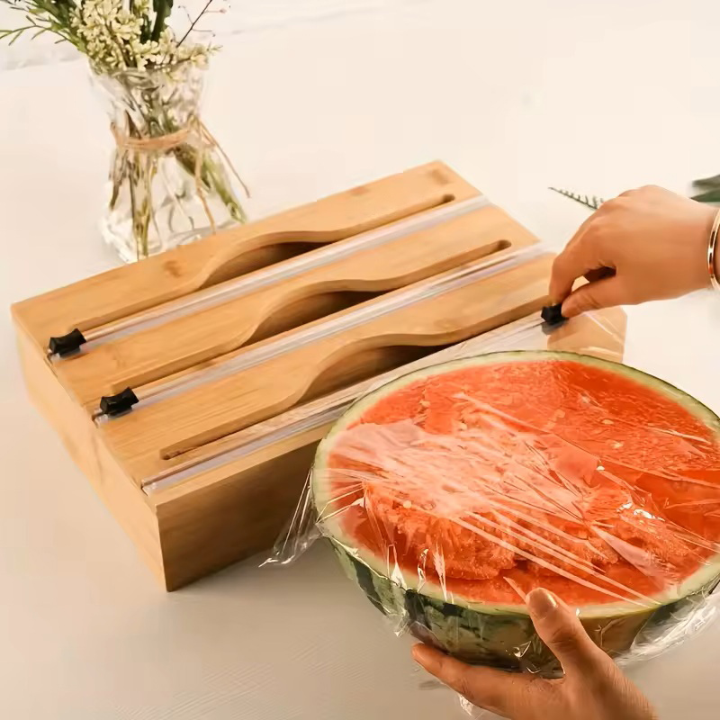 3 In 1 Bamboo Foil Cling Film  - огляд і ціна Kitchen Baking Tins