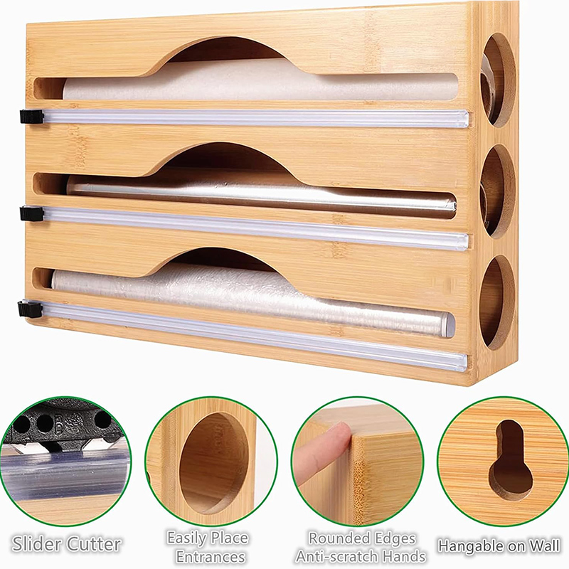 3 In 1 Bamboo Foil Cling Film  - огляд і ціна Kitchen Baking Tins