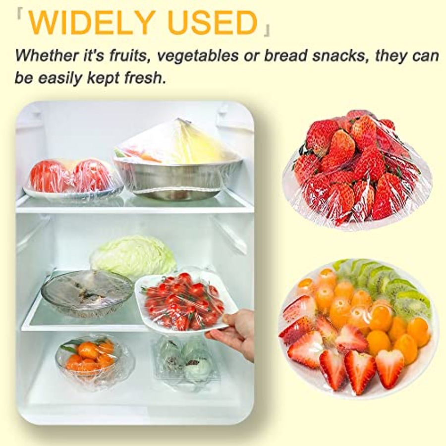 200Pcs Bowl Covers Elastic Foo - огляд і ціна Proofing Basket Banneton