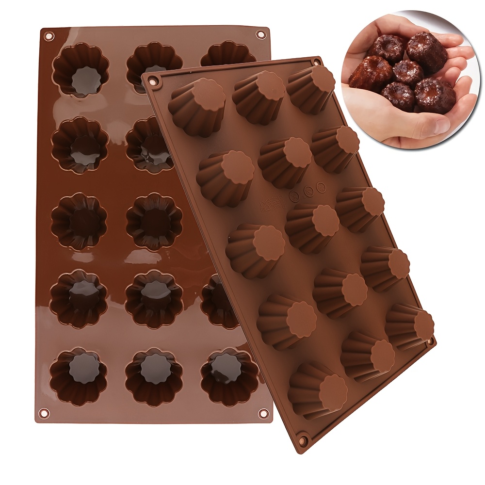 1 X 15-Cavity Silicone Cake Mo - огляд і ціна Silicone Cake Mold