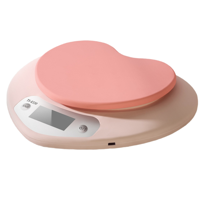 ABBZ-Portable Pink Heart-Shape - огляд і ціна Kitchen Baking Scale