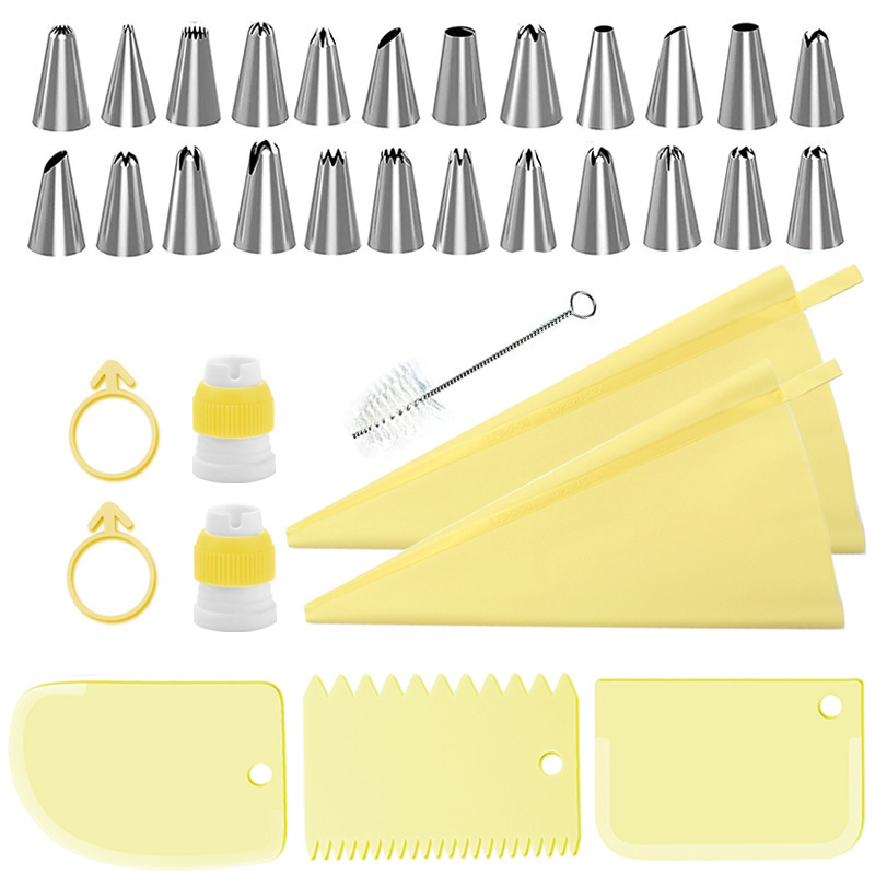 34pcs Piping Tips Set with TPU - огляд і ціна Decorating Tip Set
