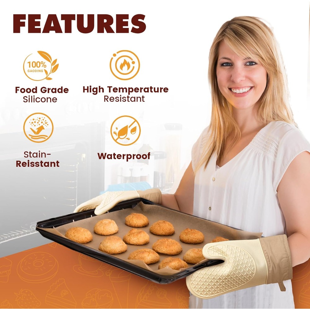 Silicone Heat Resistant Oven M - огляд і ціна Kitchen Baking Pan Set