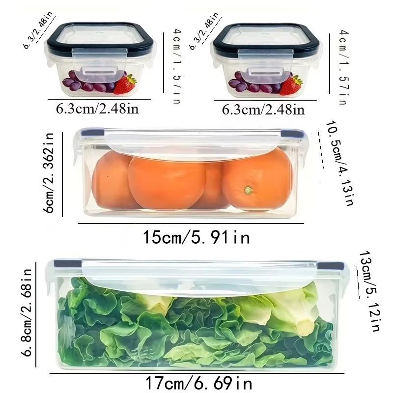 8Pcs Set Includes 4 Containers - огляд і ціна Kitchen Baking Tins