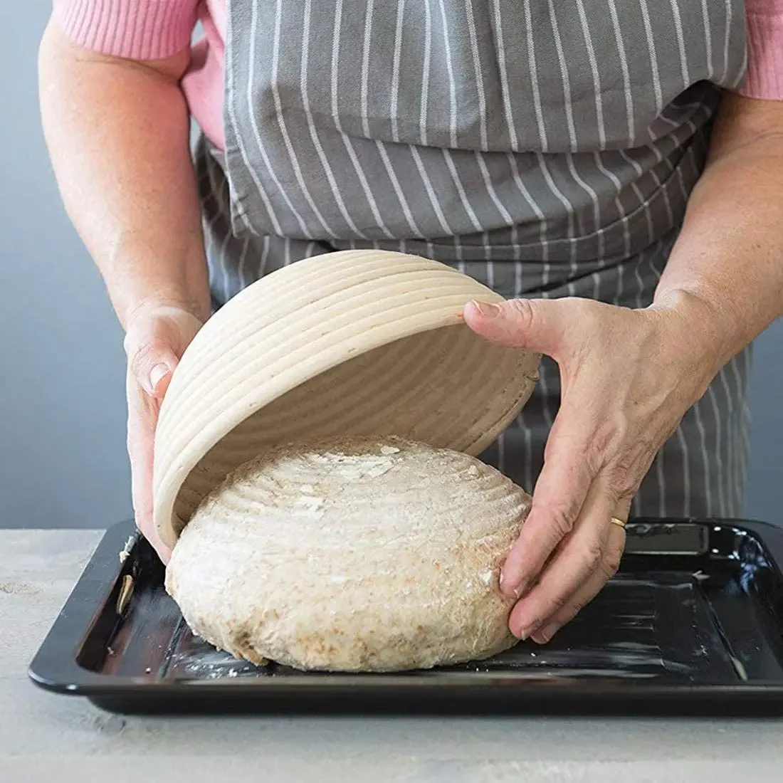 Natural Rattan Bread Proofing  - огляд і ціна Proofing Basket Banneton