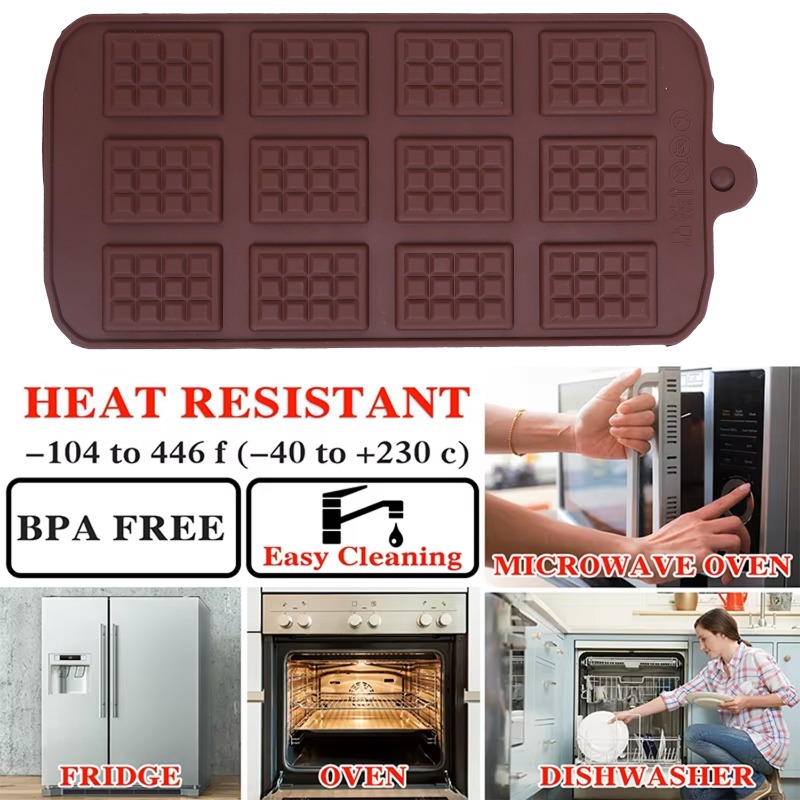 Silicone Chocolate Mold 12 Eve - огляд і ціна Silicone Cake Mold