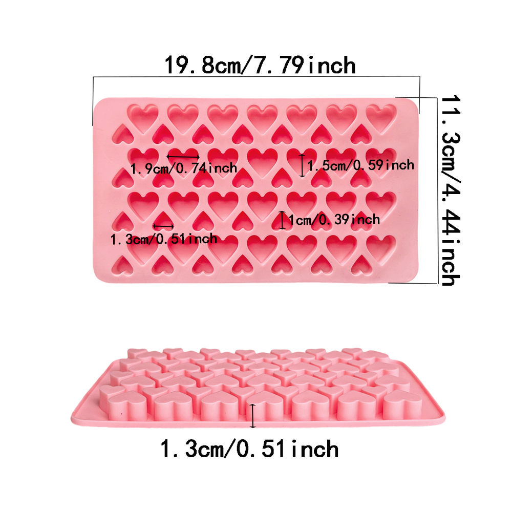 56 cavity size heart-shaped ch - огляд і ціна Silicone Cake Mold