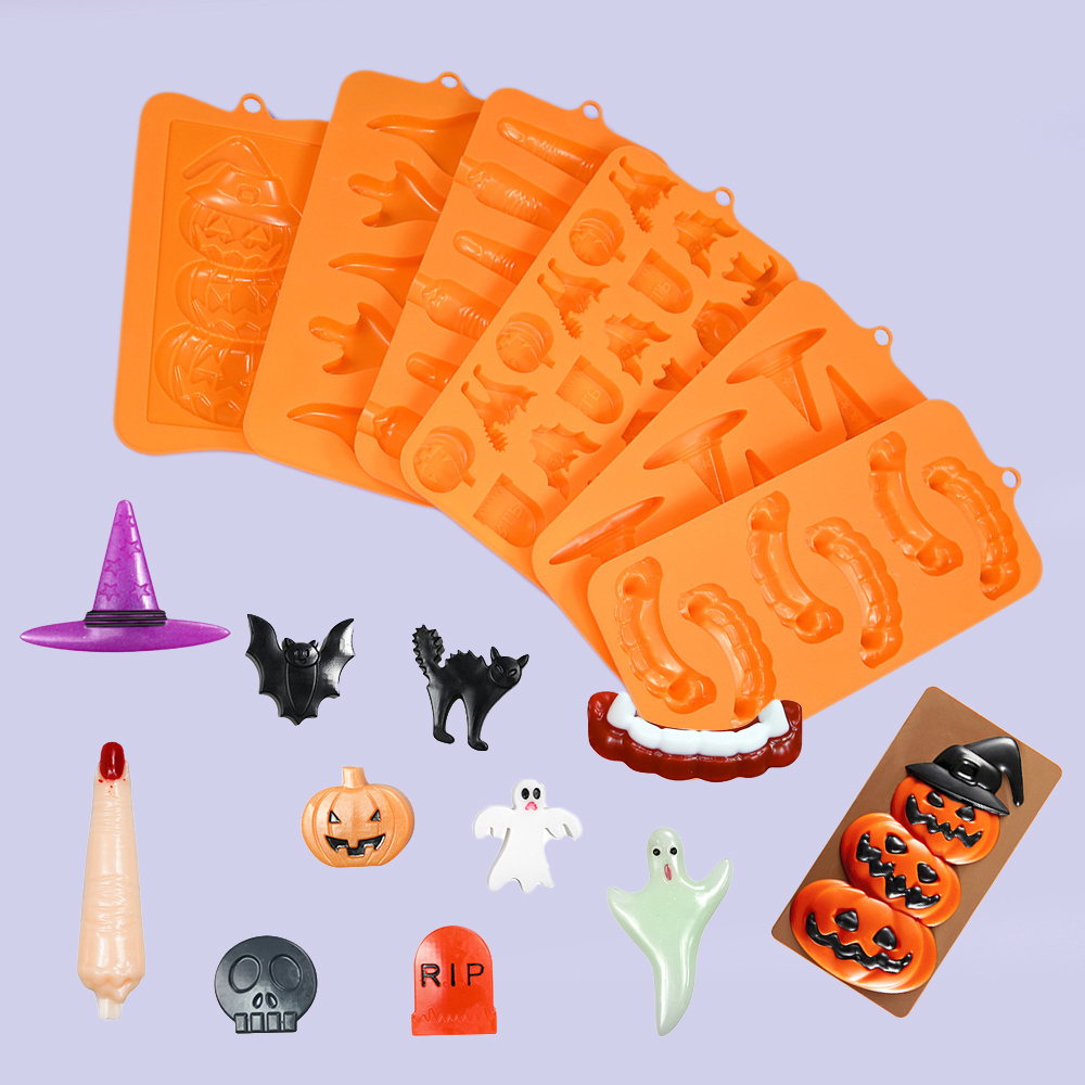 Halloween Mold Pumpkin Skull G - огляд і ціна Silicone Cake Mold