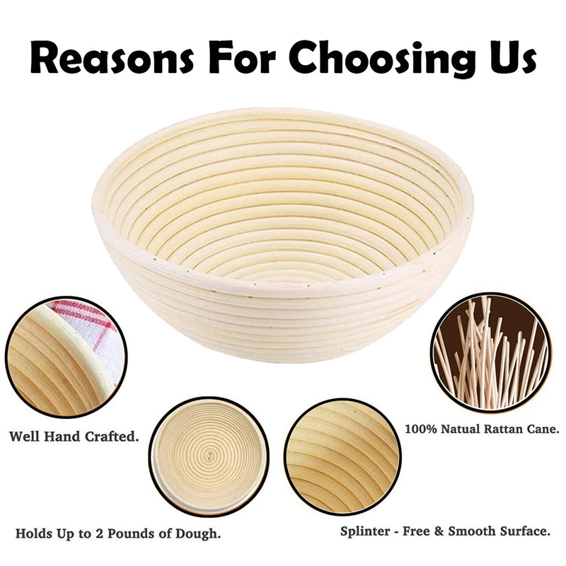 LMETJMA Bread Proofing Basket  - огляд і ціна Proofing Basket Banneton