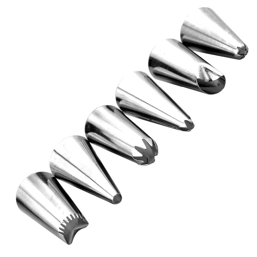 [NEWA08R】 8Pcs/Set Pastry Bag  - огляд і ціна Decorating Tip Set