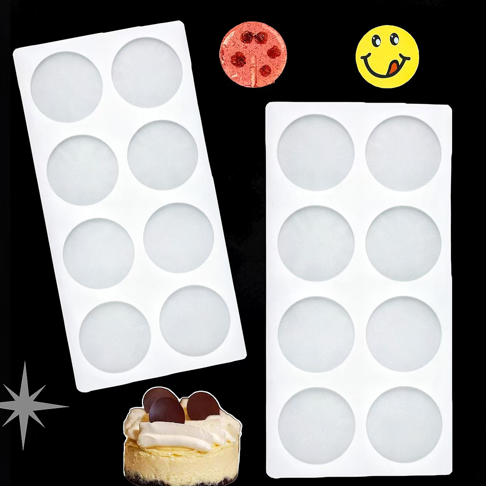 8-cavity cylindrical sugar fli - огляд і ціна Silicone Cake Mold