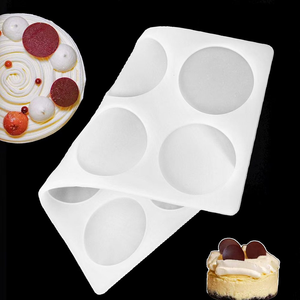 8-cavity cylindrical sugar fli - огляд і ціна Silicone Cake Mold