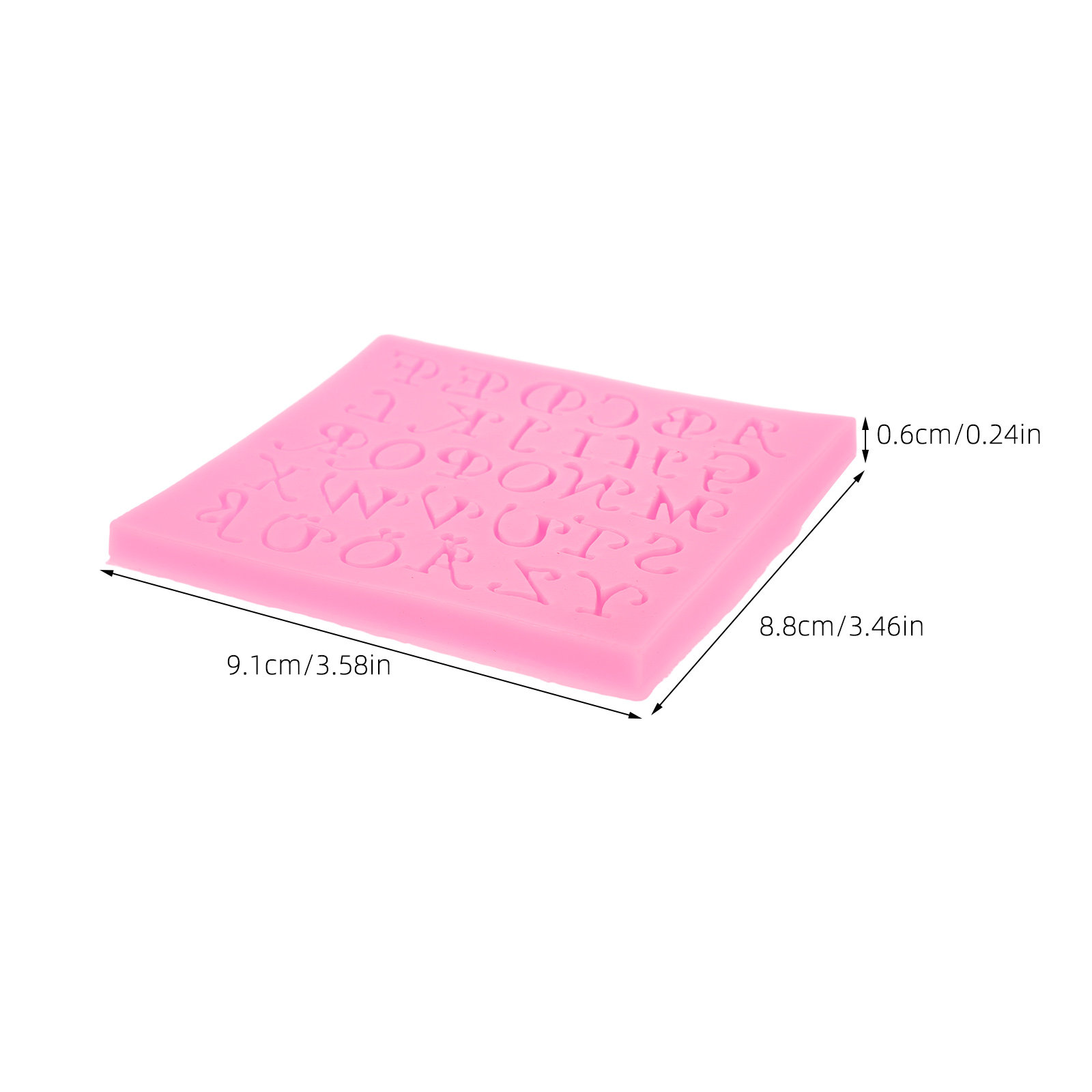 Letter Silicone Mold Alphabet  - огляд і ціна Silicone Cake Mold