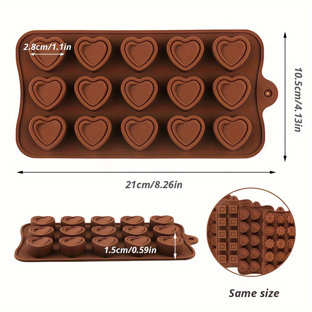 1/4 pcs Chocolate Flower Molds - огляд і ціна Silicone Cake Mold