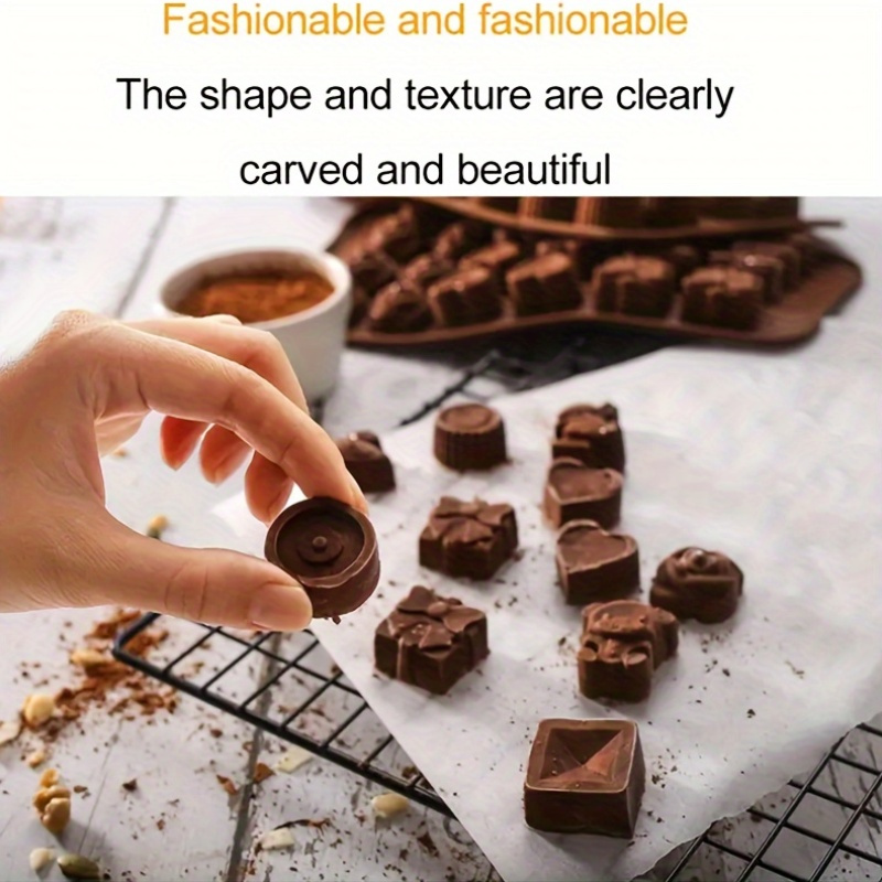 1/4 pcs Chocolate Flower Molds - огляд і ціна Silicone Cake Mold