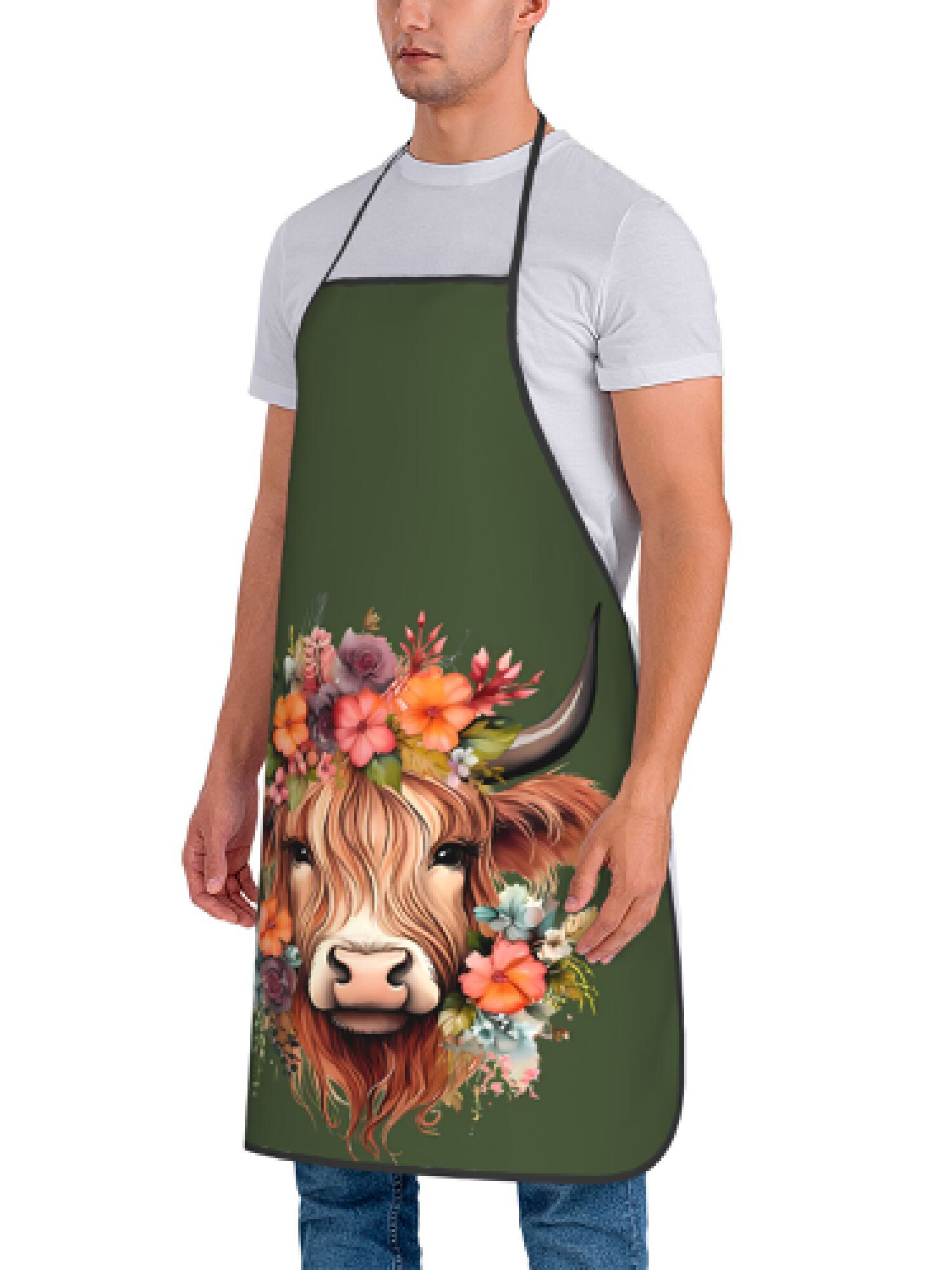 1 Piece of Fun Highland Cow Fl - огляд і ціна Kitchen Baking Area Ideas