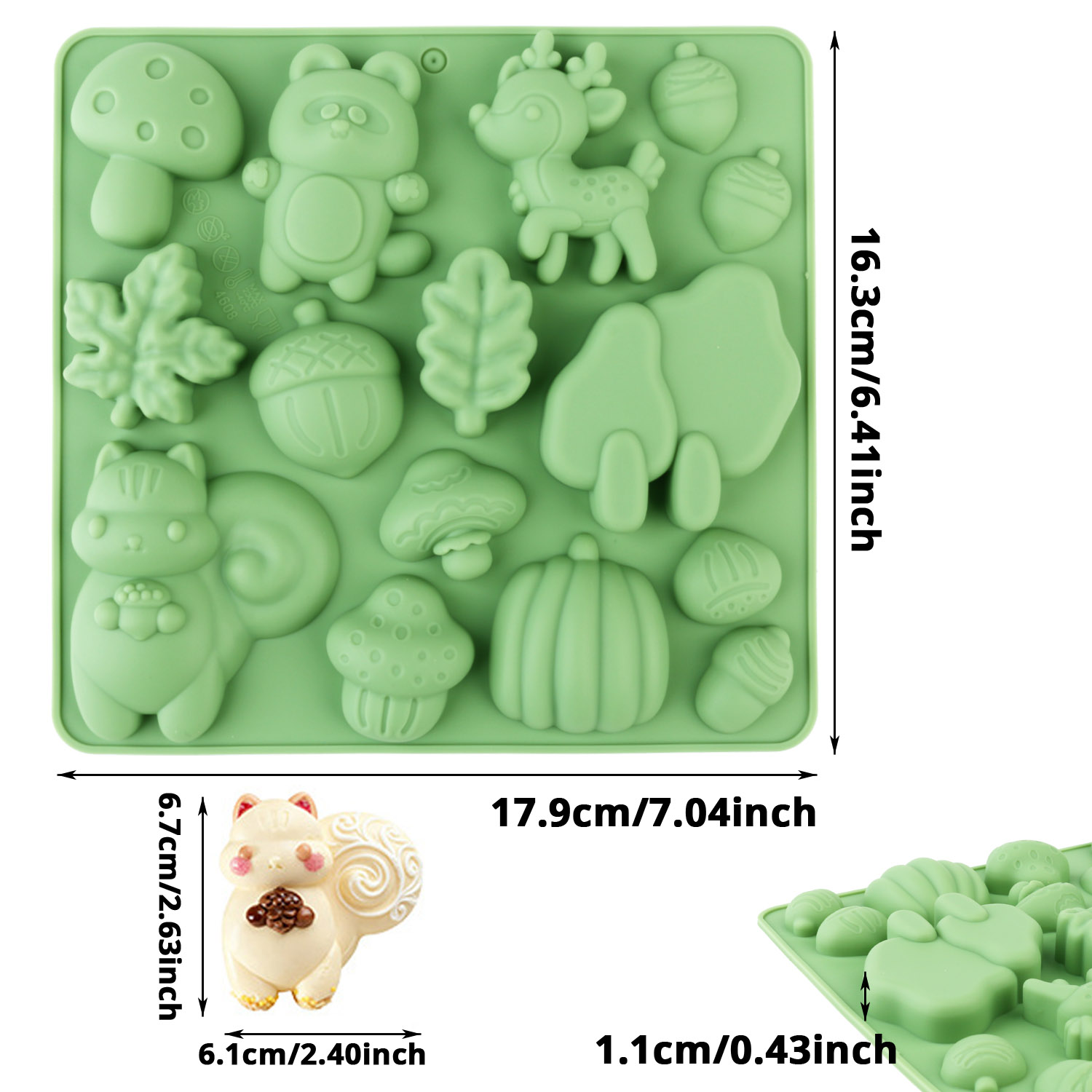 1 Silicone Cake Mold in the Sh - огляд і ціна Silicone Cake Mold