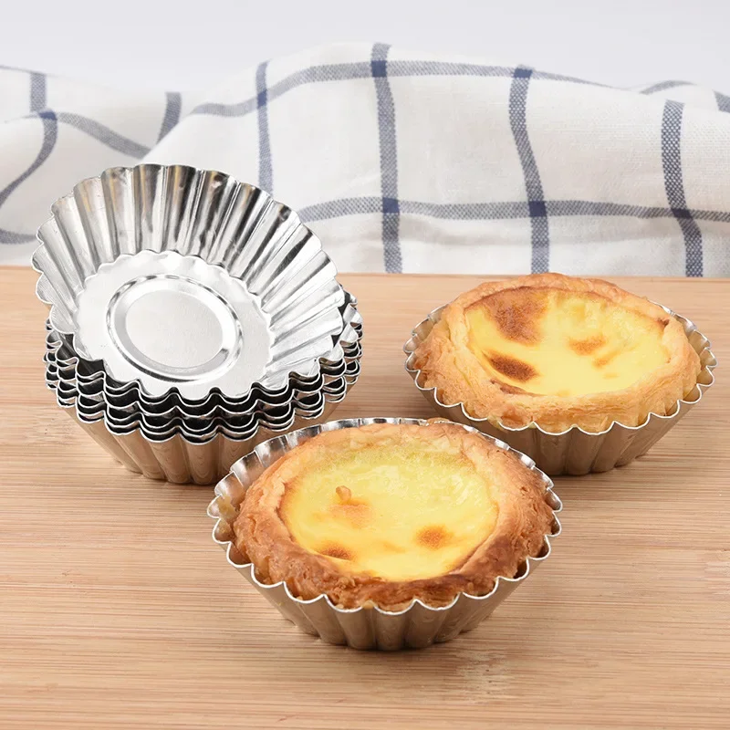 Aluminum 7cm Egg Tart Molds St - огляд і ціна Kitchen Baking Tins