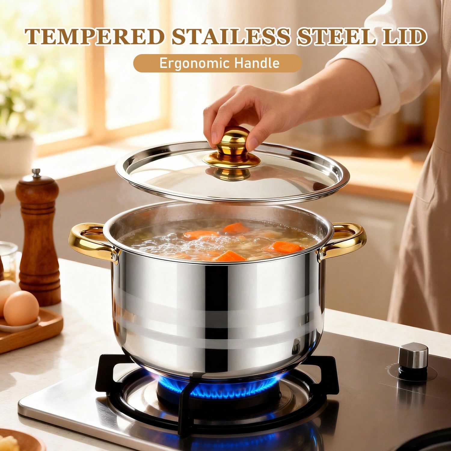 Stainless Steel Pot Set Modern - огляд і ціна Kitchen Baking Pan Set