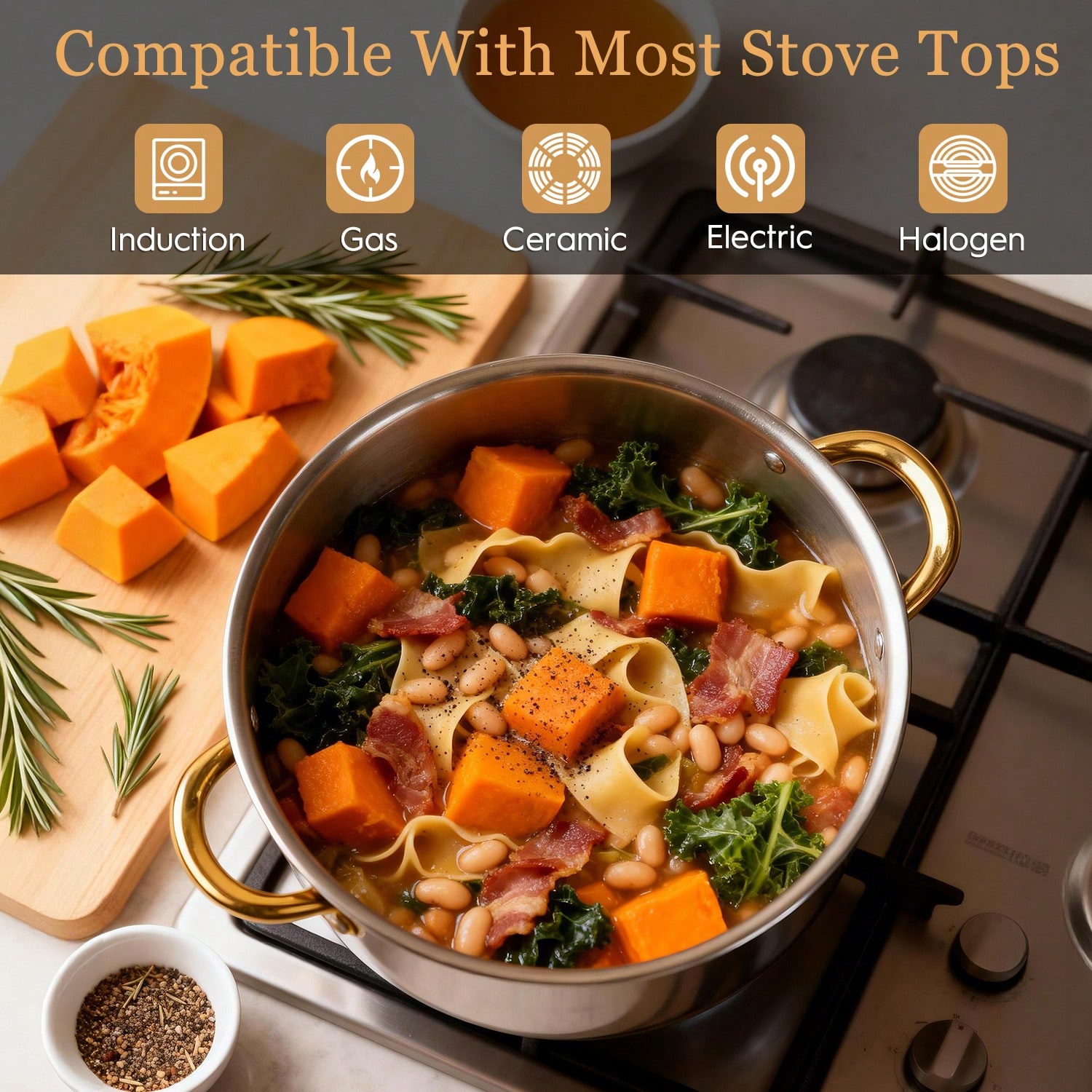 Stainless Steel Pot Set Modern - огляд і ціна Kitchen Baking Pan Set
