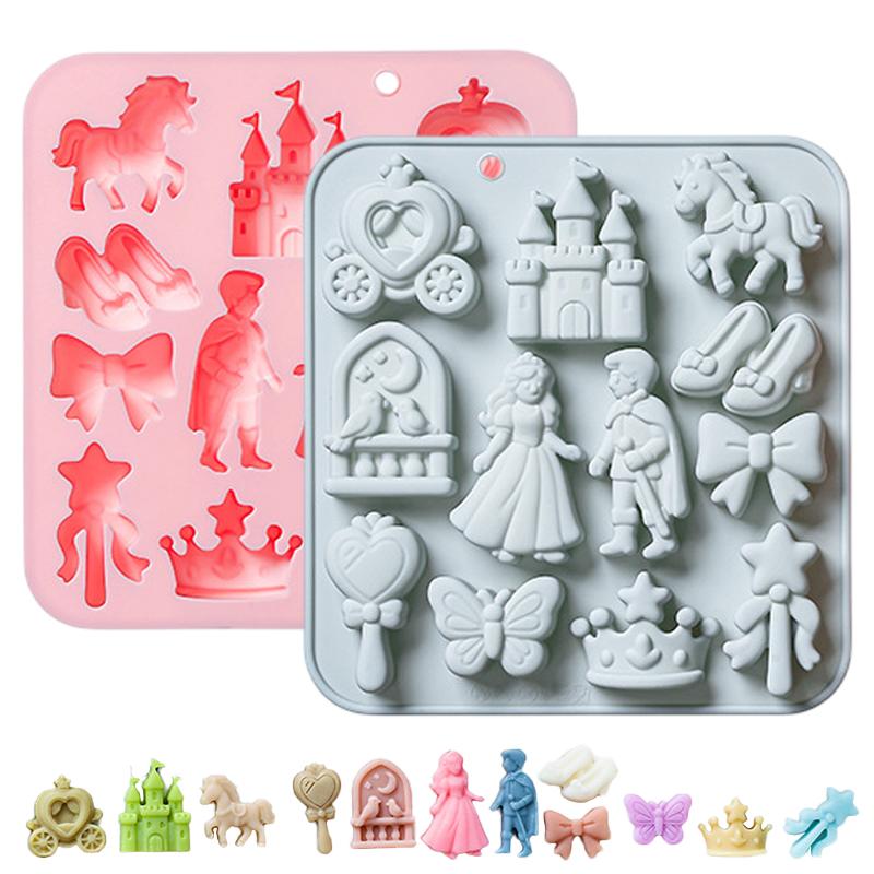 12‑Cavity 3D Prince Princess S - огляд і ціна Silicone Cake Mold