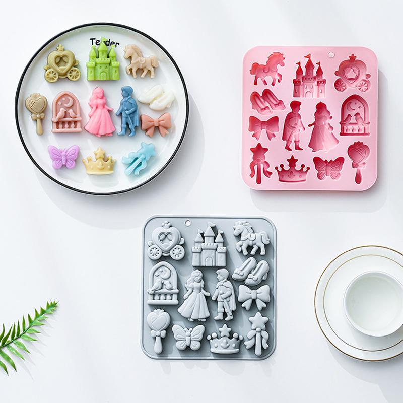 12‑Cavity 3D Prince Princess S - огляд і ціна Silicone Cake Mold