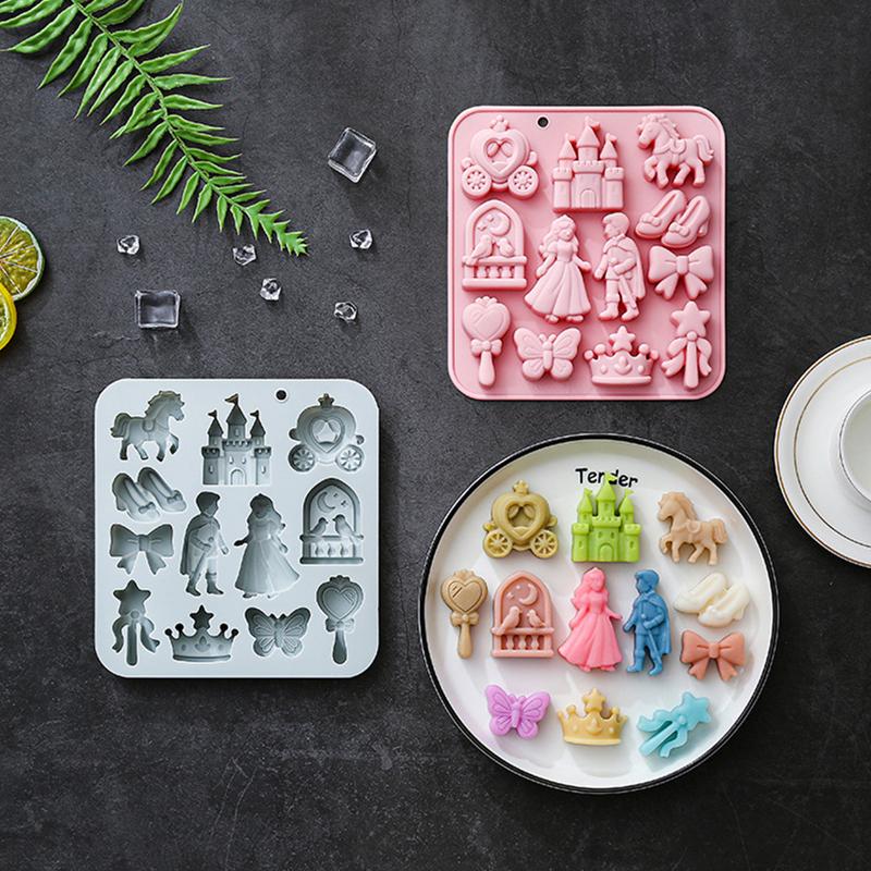 12‑Cavity 3D Prince Princess S - огляд і ціна Silicone Cake Mold