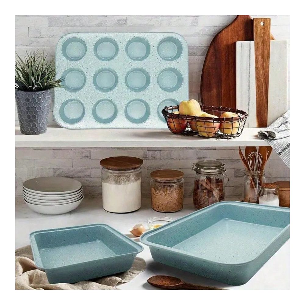 10 Piece Bakeware Set, NonStic - огляд і ціна Kitchen Baking Pan Set