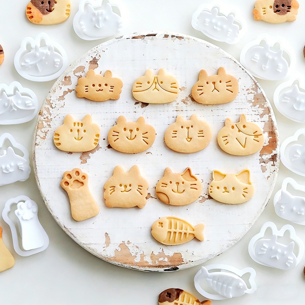 Cute Kitten DIY Stamp Cookie C - огляд і ціна Kitchen Baking Items