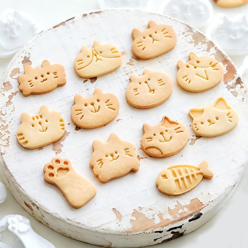 Cute Kitten DIY Stamp Cookie C - огляд і ціна Kitchen Baking Items