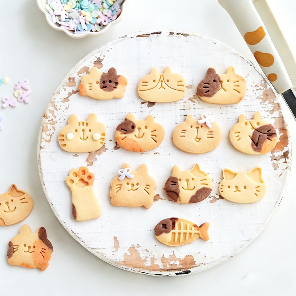 Cute Kitten DIY Stamp Cookie C - огляд і ціна Kitchen Baking Items