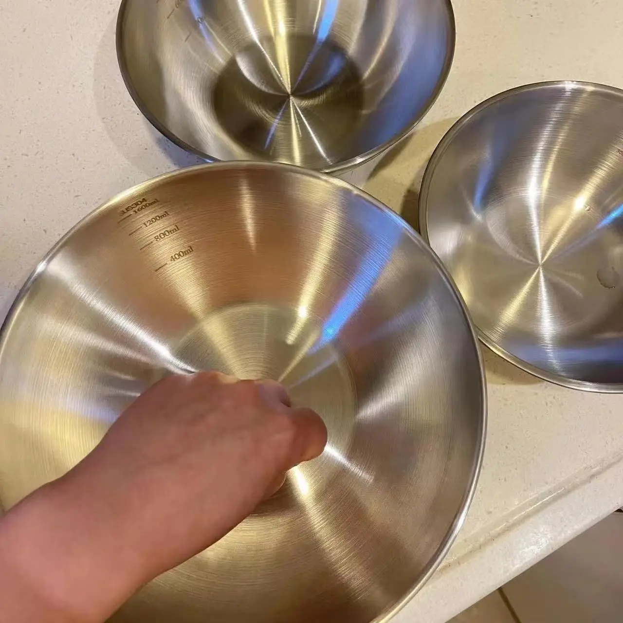 1-3 Stainless Steel Bowl Set w - огляд і ціна Kitchen Baking Scale