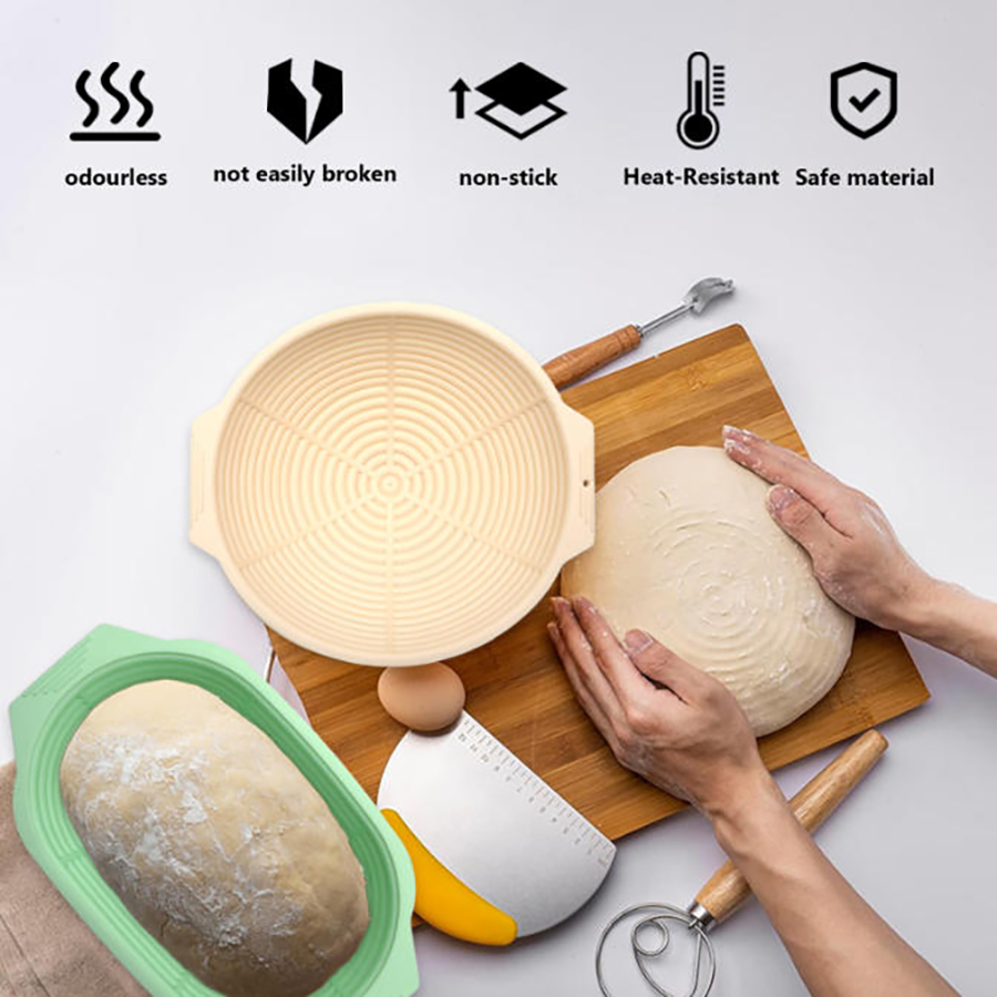 Silicone Banneton Bread Proofi - огляд і ціна Proofing Basket Banneton