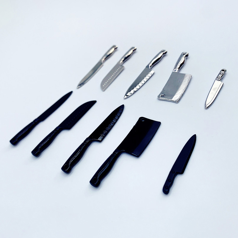 1/12 Dollhouse Mini Knives Mod - огляд і ціна Kitchen Q