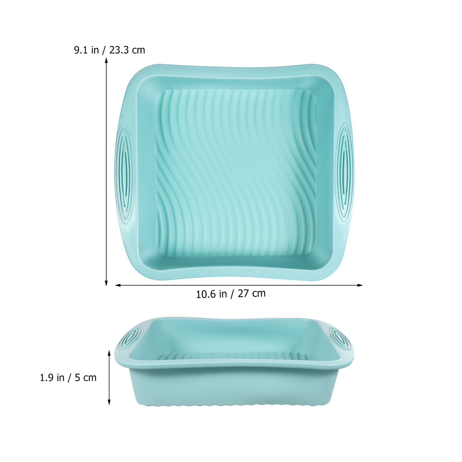 Silicone Baking Tin Square Cak - огляд і ціна Kitchen Baking Tins