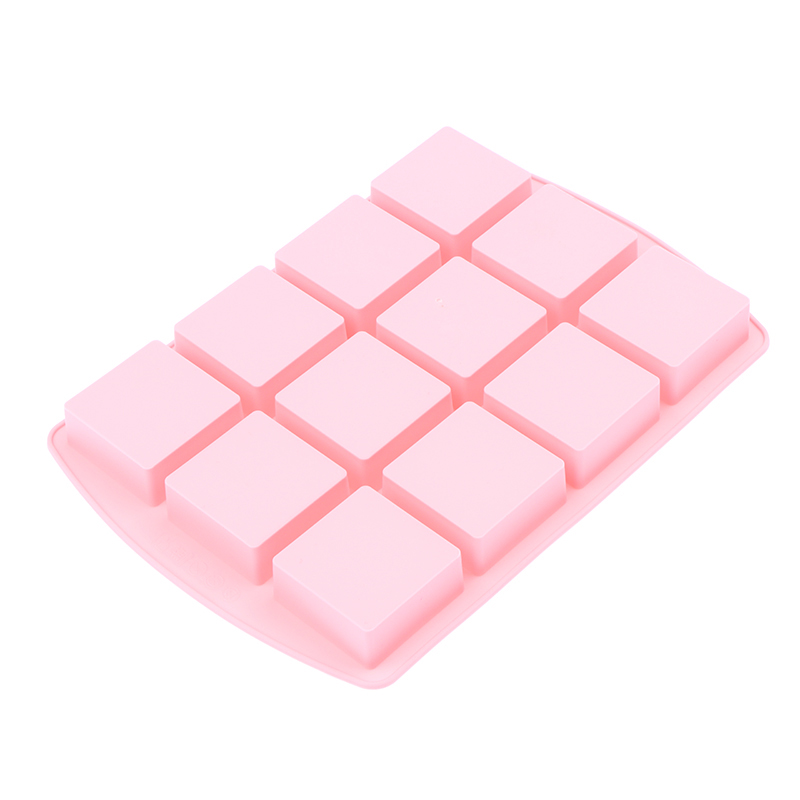 *1Pcs 12-Cavity Square Silicon - огляд і ціна Silicone Cake Mold